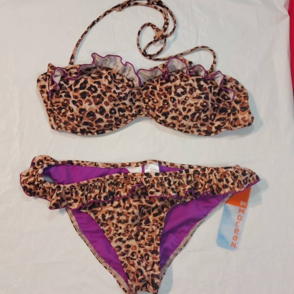 BNWT Animal print bikini